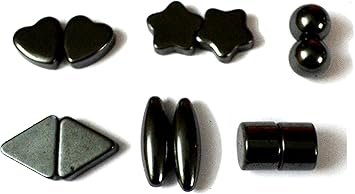 Pin to Pen Mini Magnet (Black) Set of 6 Pairs