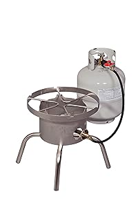 Camp Chef Stainless Single 60,000 Btu High Output Single Burner Stove