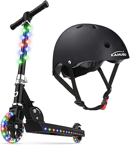 Kids scooter with helmet Clearance