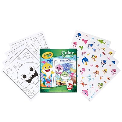 Buy Crayola Baby Shark Coloring Pages And Stickers Gift For Kids Ages 3 4 5 6 Online In Indonesia B07pppvmpz