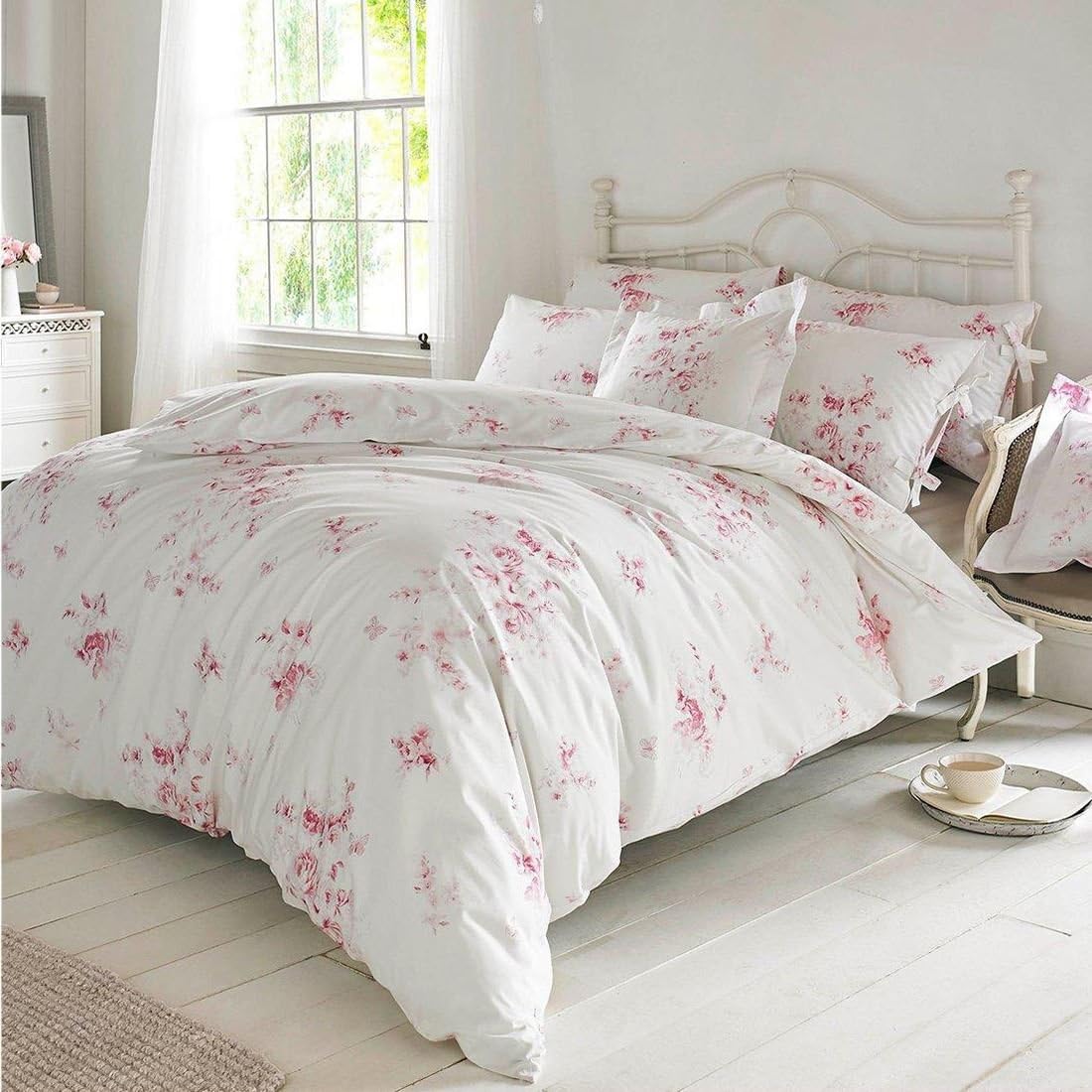 Holly Willoughby Olivia Raspberry King Size Duvet Cover Amazon.co.uk Kitchen & Home