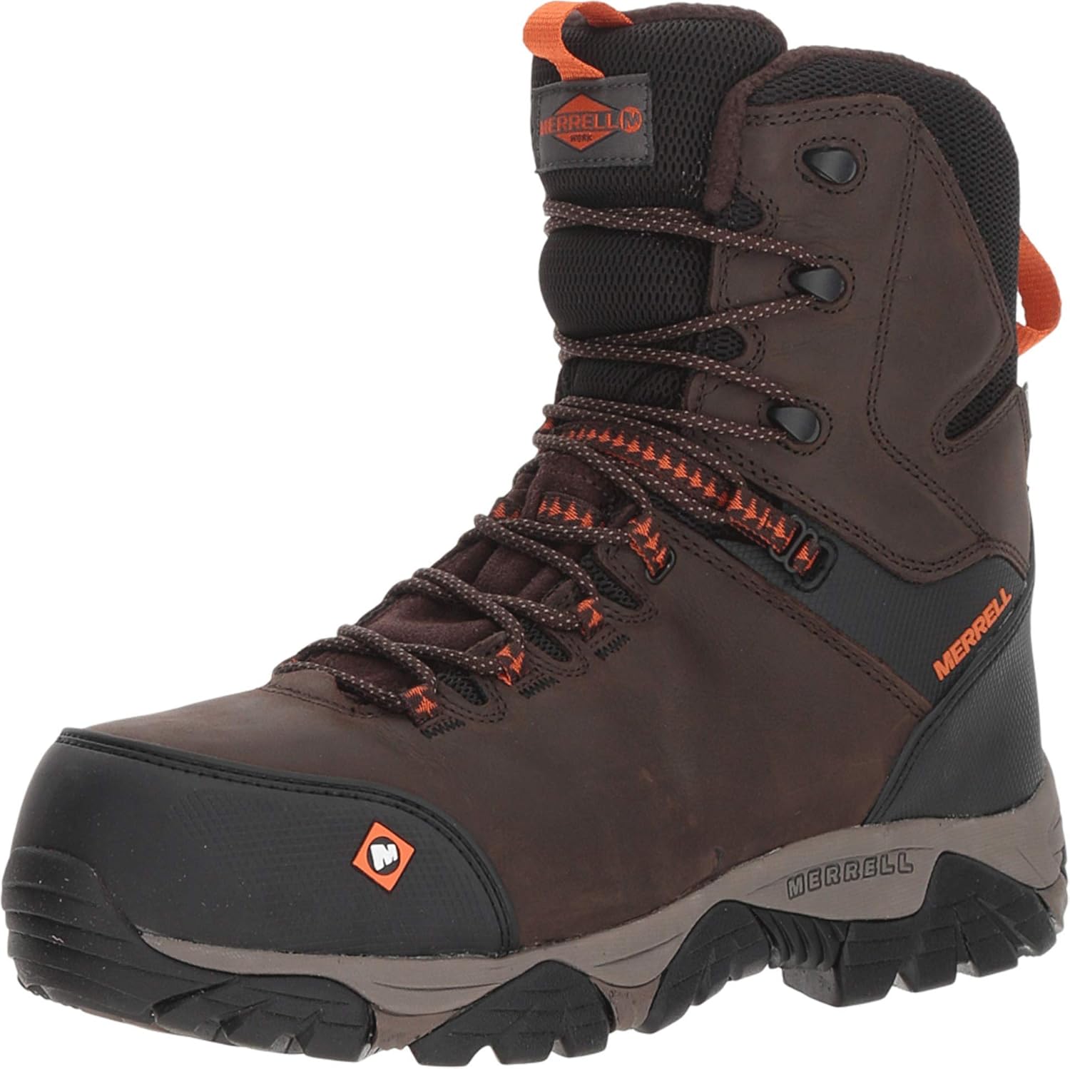 merrell steel toe work boots