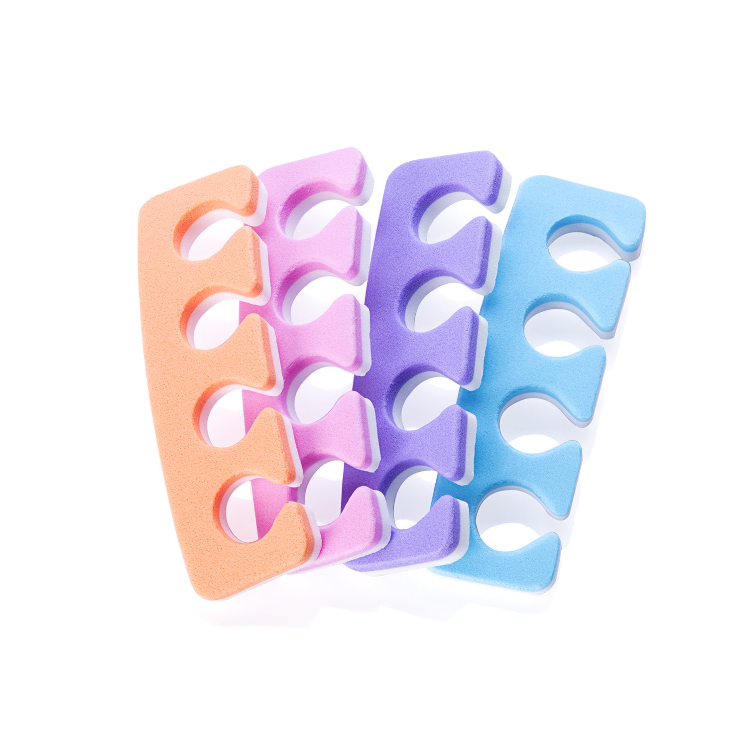 Toe Separators, Soft Two Tone Toe Spacers, Great Toe Cushions, Apply Nail Polish During Pedicure