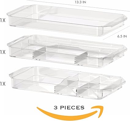 Ikea Godmorgon Make Up Organizer Stackable Storage Acrylic Box