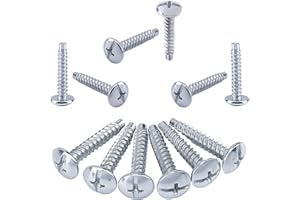 Cover Screw (Pack of 12) fit for Eaton LCCSCS Cover Screw Alloy Steel Zinc Plated Electrical Panel Screws for Eaton & Cutler-