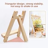 MAIXINNEW 2 Pcs Mini Easel Stand 20x15cm Wooden Tabletop Display Stands view 3