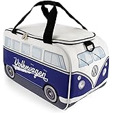BRISA VW Collection - Volkswagen Insulated Cool-Warm Thermo Picnic Lunch Bag Box for Food in T1 Bus Design (25 Liters/6.6 Gallons)