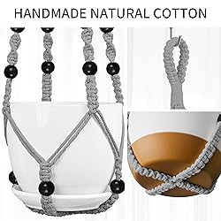 IDEEEPAN 3 Pack Macrame Plant Hanger