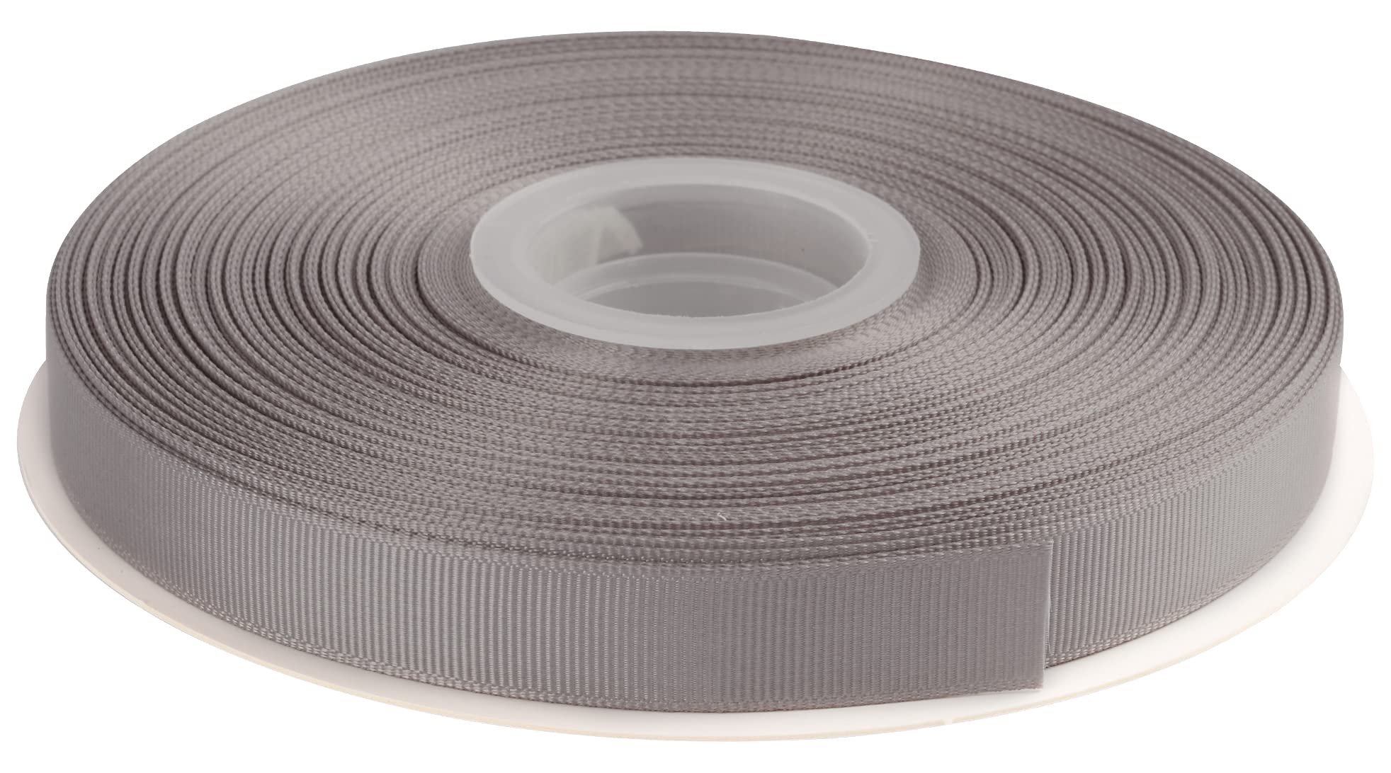 AVANAVA 16mm Wide Grosgrain Ribbon - 45 Meters, Ideal for Gift Wrapping, Hair Bows, Home Decor, Flower Arrangement (012-Silver)