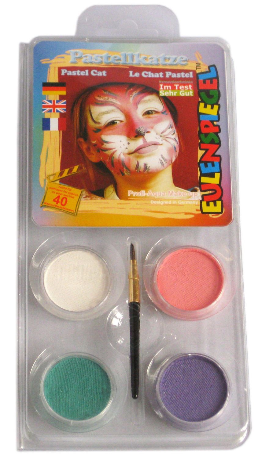 Design-A-Face Face Paint Pack - Pastel Cat