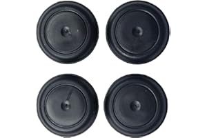 Upper Bound Set of 4 Rubber Body Floor Pan Drain Plugs for Jeep Wrangler TJ 1997 to 2006 Models