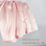 ZIMASILK 100% Mulberry Silk Pillowcase 19 Momme 6A Pink 50x75 cm view 2