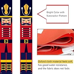Nutcracker Christmas Banners Front Porch