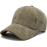Nanwansu Classic Corduroy Cotton Baseball Caps Vintage Low Profile Dad Hat with Adjustable Strap Buckle Unisex Trucker Hat