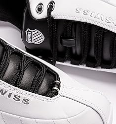 K-Swiss Men's ST329 CMF Sneaker, White/Black, 8 M