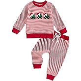 Ayalinggo Baby Girl Boy Christmas Outfit Toddler Merry Christmas Sweatshirt Crewneck Shirt Casual Pants Fall Winter Clothes