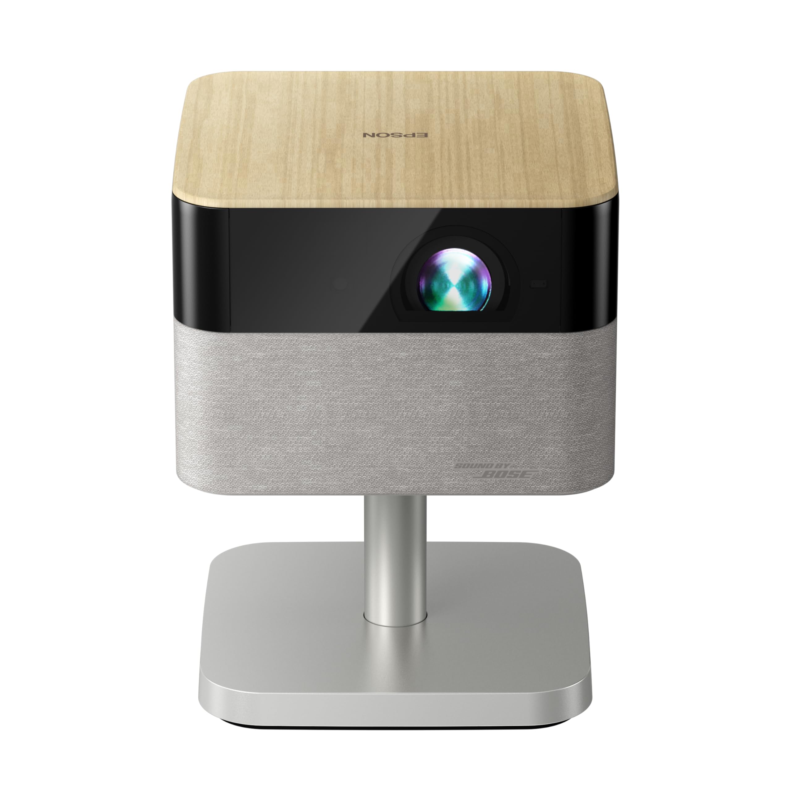 Epson Lifestudio Flex Plus 4K PRO-UHD Portable Lifestyle Projector, 1,000 Lumens of Color and White Brightness, Sound by Bose, Google TV, 3-Chip 3LCD Triple Core Engine, Epson Projection Studio App