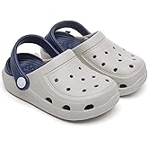 OWIF Boys Girls Toddler Clogs Little Kids Slip on Slides Sandals Truck Car Bunny Summer Water Shoes Garden Beach Pool Outdoor Bathing Shower Slippers