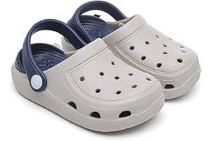 OWIF Boys Girls Toddler Clogs Little Kids Slip on Slides Sandals Truck Car Bunny Summer Water Shoes Garden Beach Pool Outdoor Bathing Shower Slippers