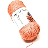 Soft Classic Yarn by Loops &amp; Threads - 354 Yards - Coral