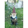 Hi-Line Gift Ltd Gnome Holding Go Away Sign