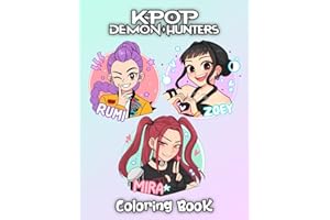 kpops hunter Coloring Book: 110 Cute Pages, Idol-Inspired Fantasy Art, Large 8.5 x 11 in for Teens & Adults