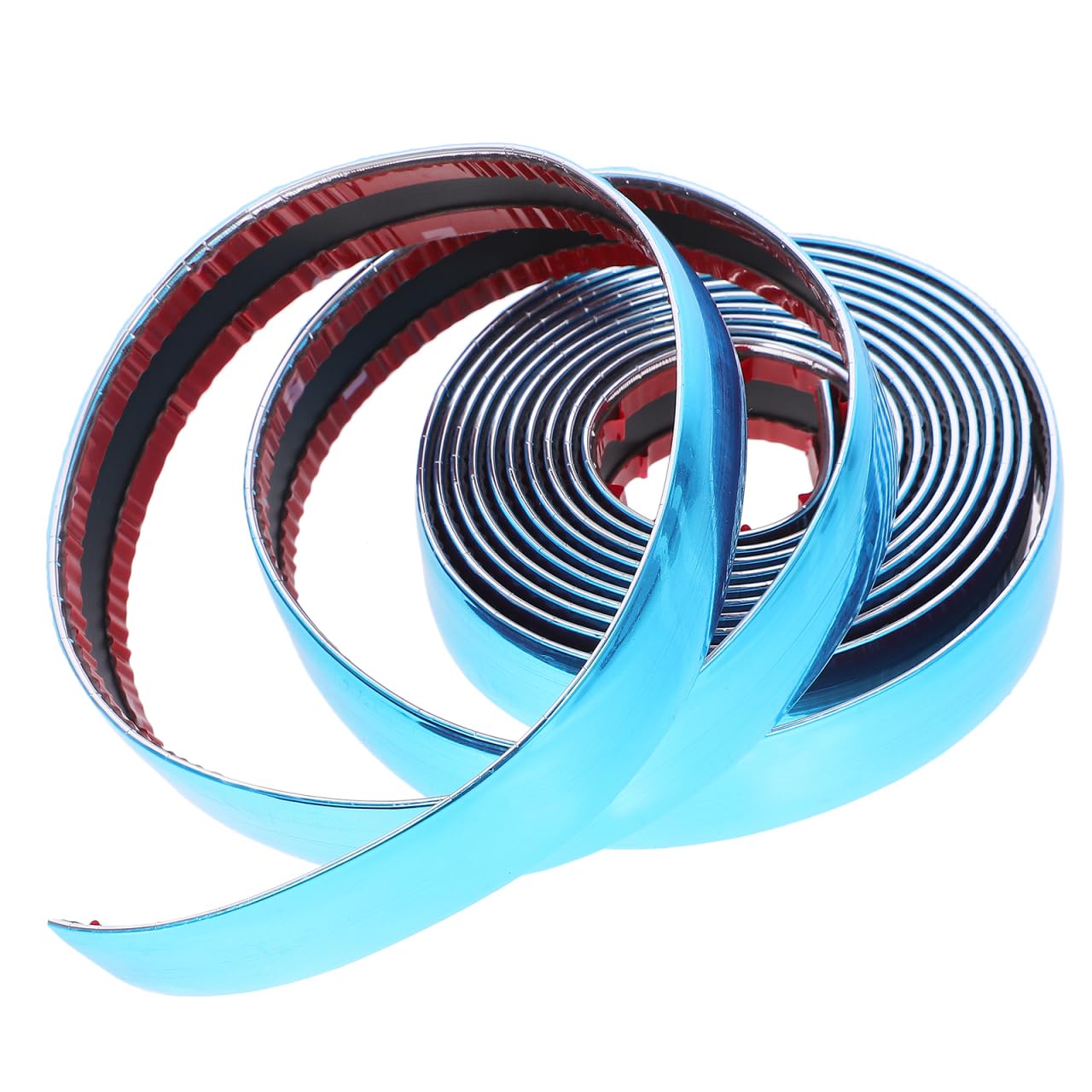 WINOMO Automotive Chrome Tape 21mm Trim Strip Moulding Self Adhesive Car Bumper Protector Van for Window Grille 3 x 21 Vehicle Decorative Sill Flexible DIY Moulded Decoration (Silver)
