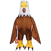 Morph Blow Up Eagle Costume, Inflatable Bald Eagle Costume for Adults, Giant Funny Eagle Blow Up Outfit, One Size