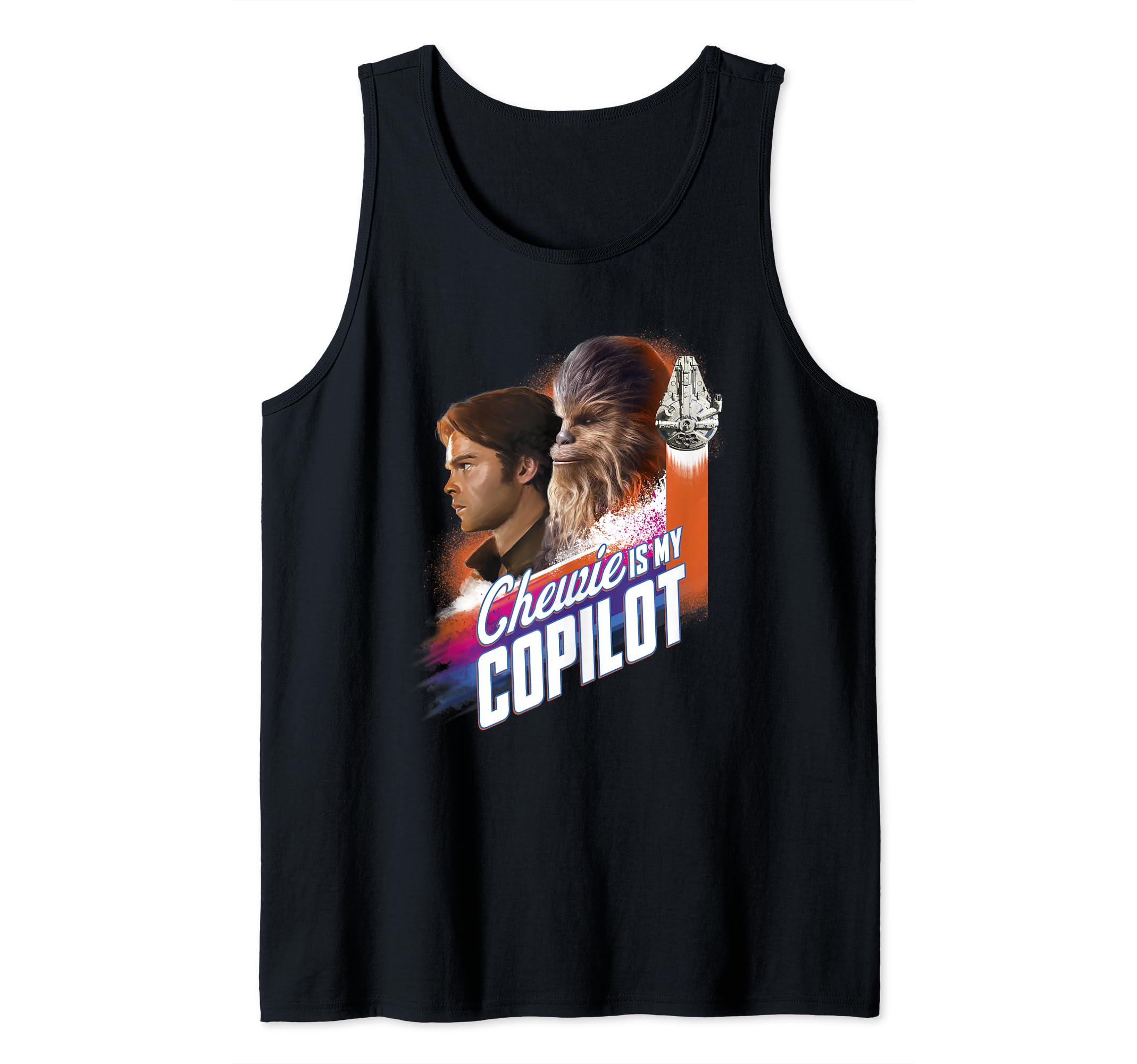 Star Wars Han Solo Movie Copilot Color Pop Tank Top