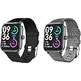 Lamshaw Sportarmband 22 Mm Für Quican ID208 Plus & Andere Smartwatches – Magnetisch, 5 Farben