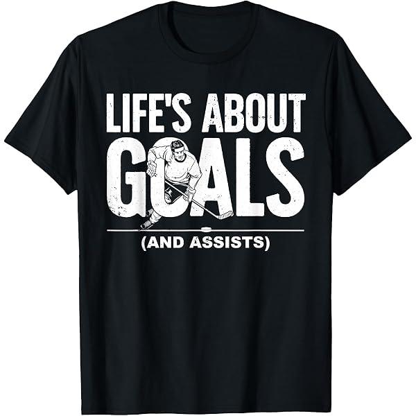 T-shirt Hockey Sur Glace - Design Cool Avec Slogan Pour Joueurs Et Fans (Cadeau Sportif)