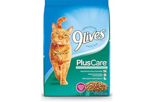9Lives Plus Care Dry Cat Food, 12 lb. Bag