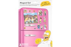 Grupo Erik The Simpsons Moe's Bar Magnet Set Fridge Size Approx. 14.5 x 21 cm Official The Simpsons Gifts Fan Item