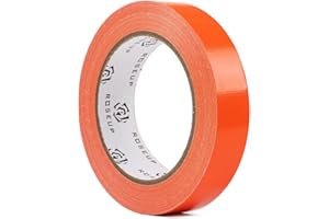 ROSEUP Duct Tape 1 Inch Tape, Tear by Hand & Waterproof,Great for Packaging, Arts & Crafts, Color-Coding, and DIY Projects, 1 Inch x 30Yards, Orange