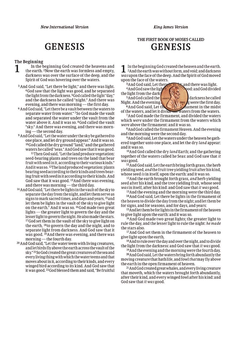 NIV, KJV, NASB, Amplified, Parallel Bible, Hardcover: Four Bible Versions Together for Study and Comparison NIV, KJV, NASB, Amplified, Parallel Bible, Hardcover: Four Bible Versions Together for Study and Comparison Hardcover
