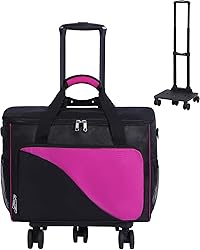 2 Ball Bowling Bag with Wheels Double Dual Bowling