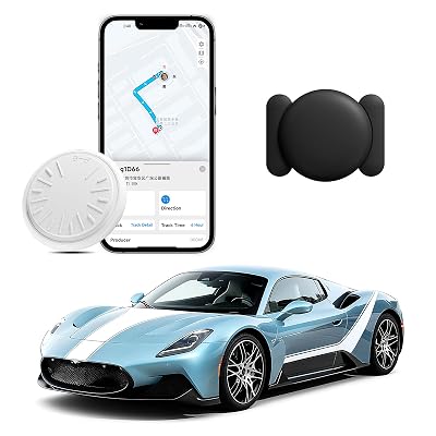 GPS Tracker for Vehicles - Hidden Tracking Devices for Cars, GPS Tracker for Vehicle No Monthly Fee, Car Tracker Device with Real-Time Location, Compact Tracker Device, Work with iOS and Android