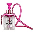 Dud Club Pink VIP Acrylic Hookah Set with LED Lights, Premium Design for Smooth Smoking, Durable Portable Shisha Easy Clean Perfect for Indoor & Outdoor