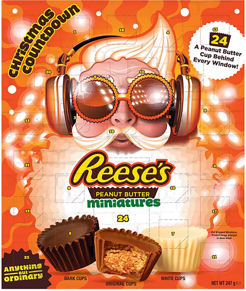 Reese's Peanut Butter Cups Advent Calendar, Milk Chocolate Flavour Mini Cups