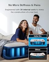 Active Era Premium Double Air Bed with Built-In Pump 195x137x36cm view 7