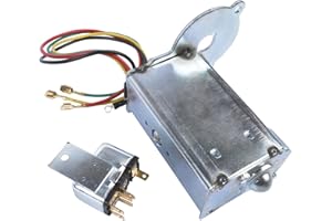 Woosphy Convertible top Electric Motor and Relay Replacement for Chevy Impala or Caprice Cadillac Eldorado Biarritz Oldsmobile Delta 88 1971-1976 22049793 9875101