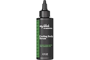 MY BLACK IS BEAUTIFUL Cooling Scalp Serum, Dandruff Treatment, For Coily Hair and Protective Styles, Dry and Itchy Scalp Treatment With Pyrithione Zinc, With Cooling Mint, Sulfate Free, 4.2 fl oz