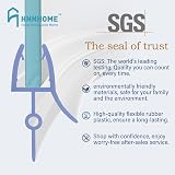 HNNHOME 100cm Pre Curved Bath Shower Screen Seal 6-8mm Glass Fits 22mm Gap view 7