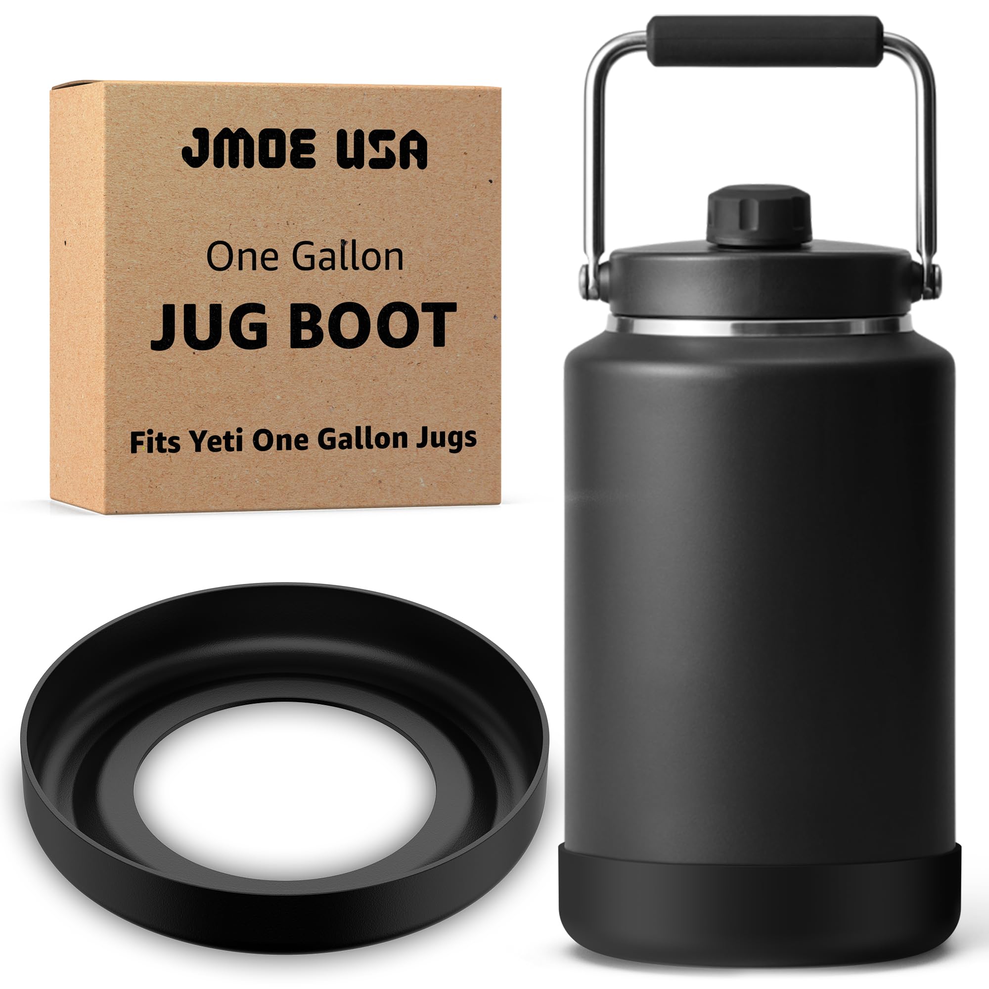 Photo 1 of Jmoe USA Protective Sleeve for Yeti Jugs | Protects Against Dents & Scratches | Boot Protector for The Bottom of Your Jug | Made of Durable BPA Free Silicone (One-Gallon)