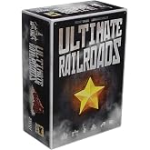 Z-Man Games Ultimate Railroads Board Game | Worker Placement Strategy Game | Train Route-Building Game for Adults and Kids | Ages 12+ | 1-4 Players | Average Playtime 90-120 Minutes