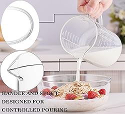 Ackers Etched Graduated Glass Measuring Cup