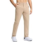 Pudolla Men's Golf Pants Stretch Work Dress Comfy Pants 30"/32"/34" Lightweight Quick Dry Casual Slacks Trousers with Pockets