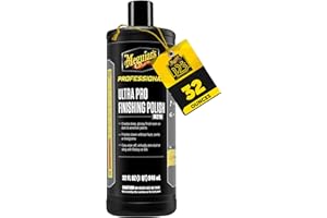 Meguiar's Professional Ultra Pro Finishing Polish M21032, Car Polish for a Mirror-Like Finish on Your Car, Removes Swirls and Rotary Holograms While Increasing Gloss and Shine, 32 Oz