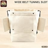 Graintex CB1136 Canvas Nut Bolt Bag 3 Pockets Tool Organizer Storage view 3