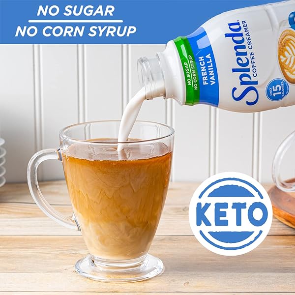 SPLENDA SUGAR FREE FRENCH VANILLA COFFEE CREAMER, 32 FL OZ